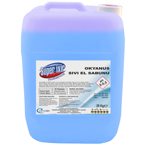 Süper İxir Sıvı El Sabunu Okyanus 20 kg